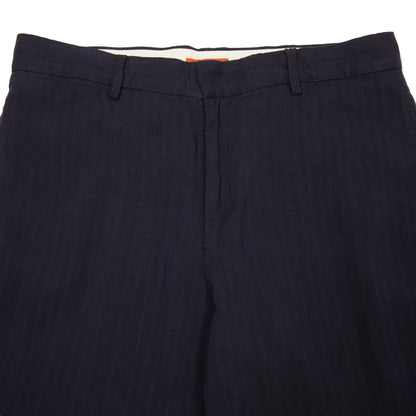 Barena Delfo Linen Trousers in Navy