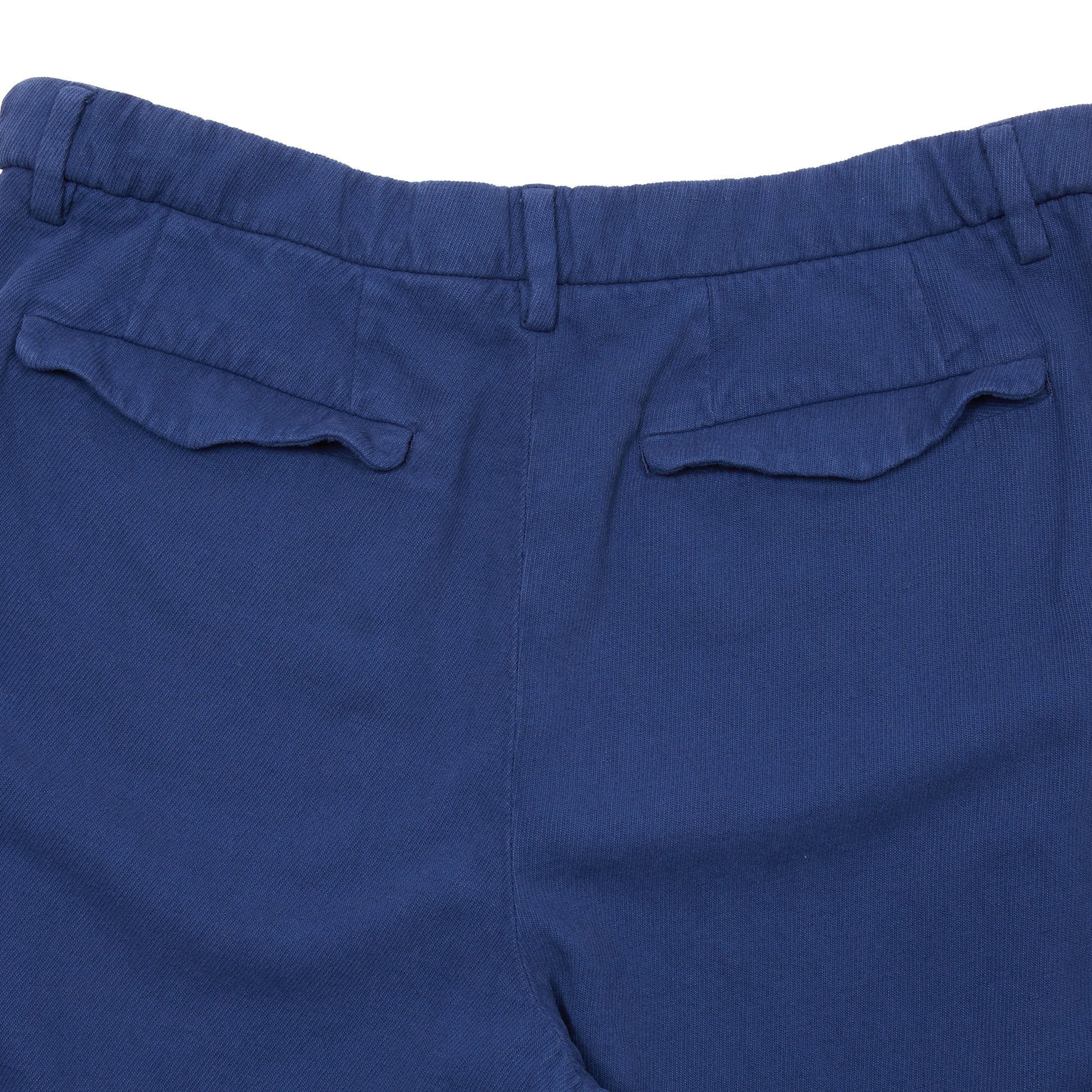 Barena Masco Cotton/Linen Trouser in Blue