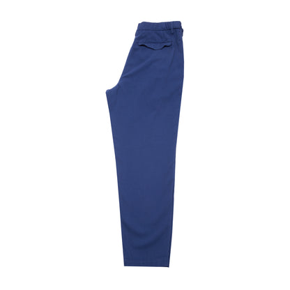Barena Masco Cotton/Linen Trouser in Blue