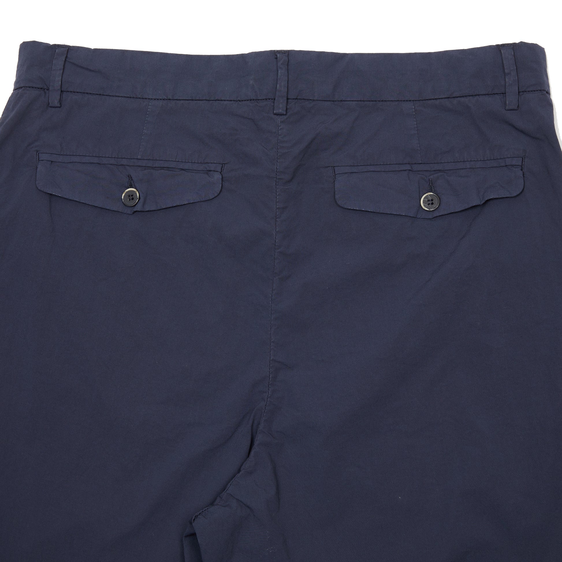 Barena Canasta Cotton Trouser in Navy
