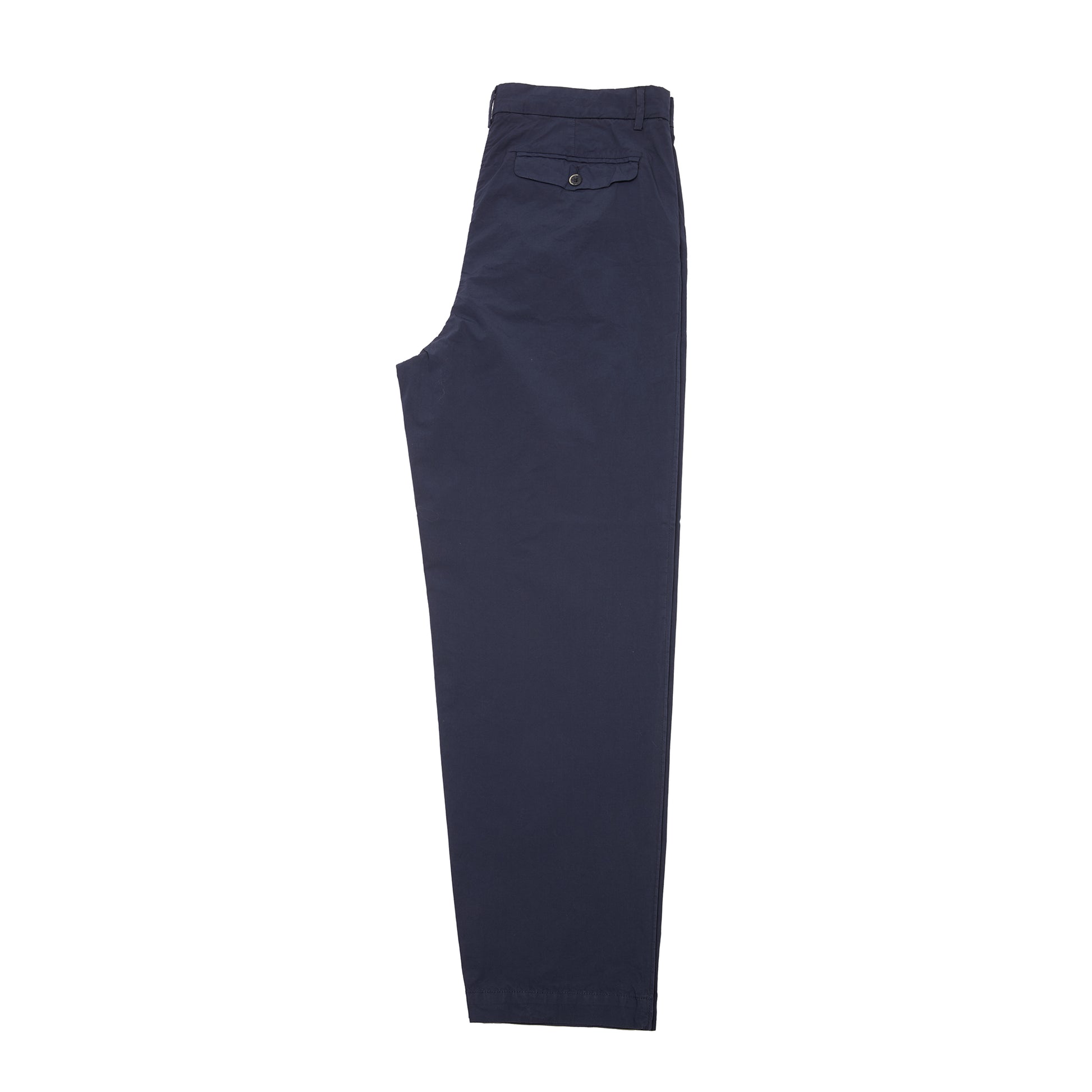 Barena Canasta Cotton Trouser in Navy