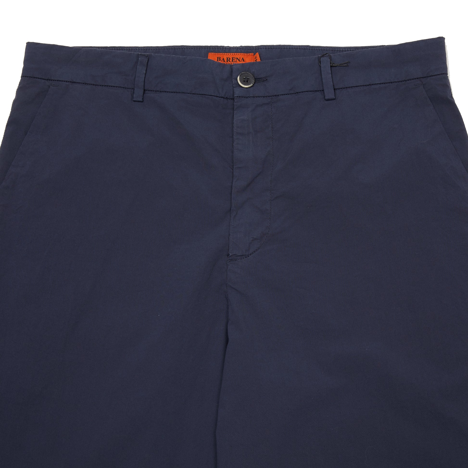Barena Canasta Cotton Trouser in Navy