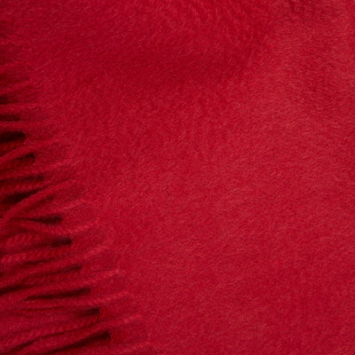 Begg & Co Arran Cashmere Scarf in Carmine