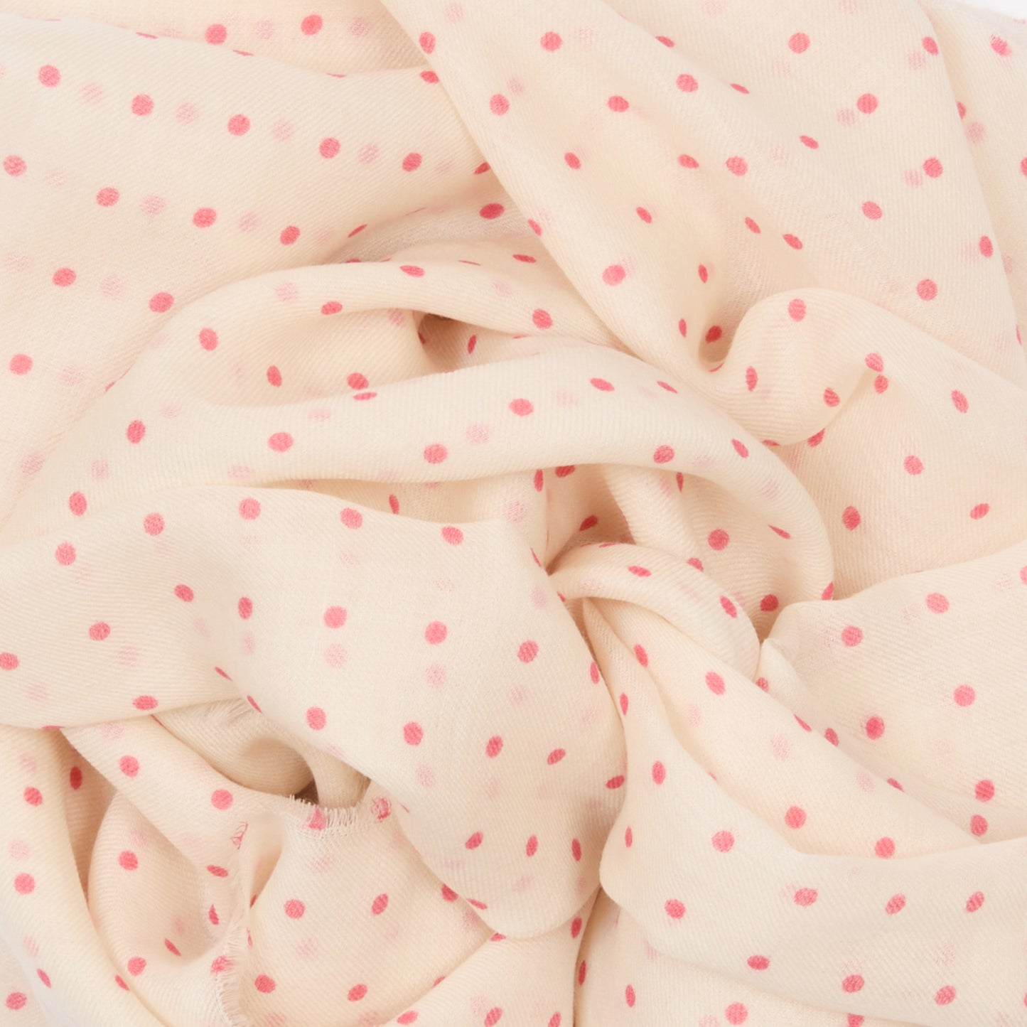 Begg & Co Wispy Hanover Cashmere Scarf in Snow Pink