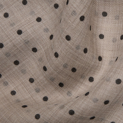 Begg & Co Wispy Hanover Cashmere Scarf in Dark Natural