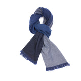 Begg & Co Nuance Ombre Cashmere Scarf in Cosmos