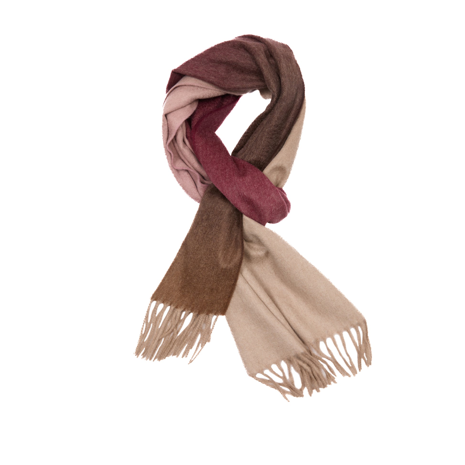 Begg & Co Arran Ombre Cashmere Scarf in Rayleigh
