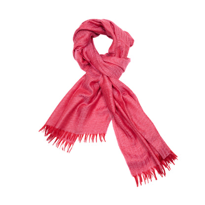 Begg & Co Staffa Cashmere / Silk Scarf in Orchid