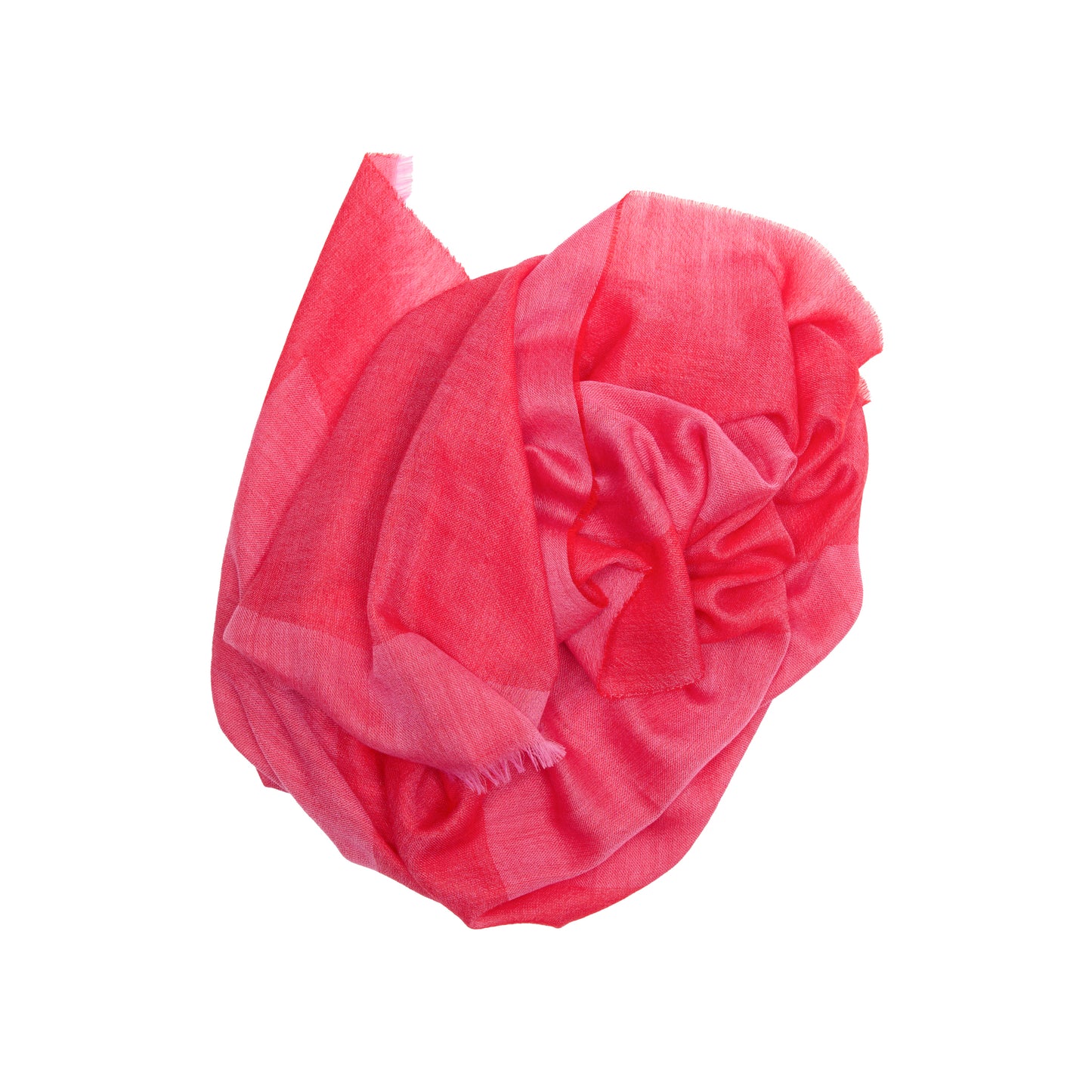 Begg & Co Wispy Moonrise Cashmere Scarf in Lipstick Regal Red