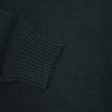 Begg & Co Shadow Crew Cashmere Sweater in Green