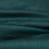 Begg & Co Staffa Cashmere / Silk Scarf in Dark Emerald