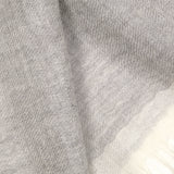 Begg & Co Staffa Behenna Cashmere / Silk Scarf in Light Grey