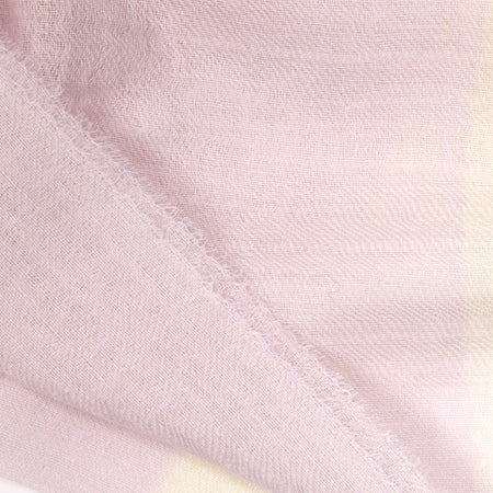 Begg & Co Staffa Behenna Cashmere / Silk Scarf in Light Pink