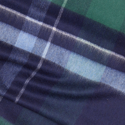 Begg & Co Arran Tilman Cashmere Scarf in Navy Spruce