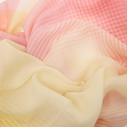 Begg & Co Wispy Anita Cashmere Scarf in Honeysuckle