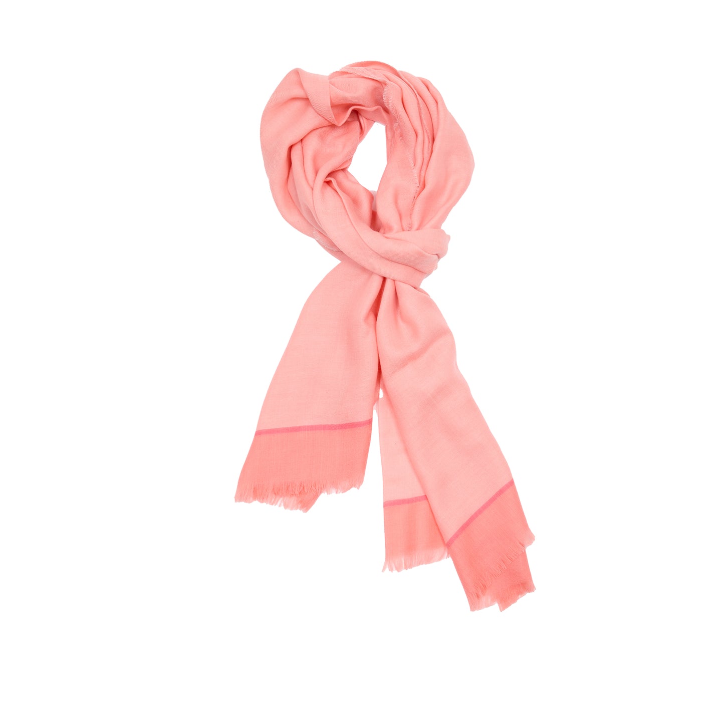 Begg & Co Wispy Aubrey Cashmere Scarf in Nectar Pink