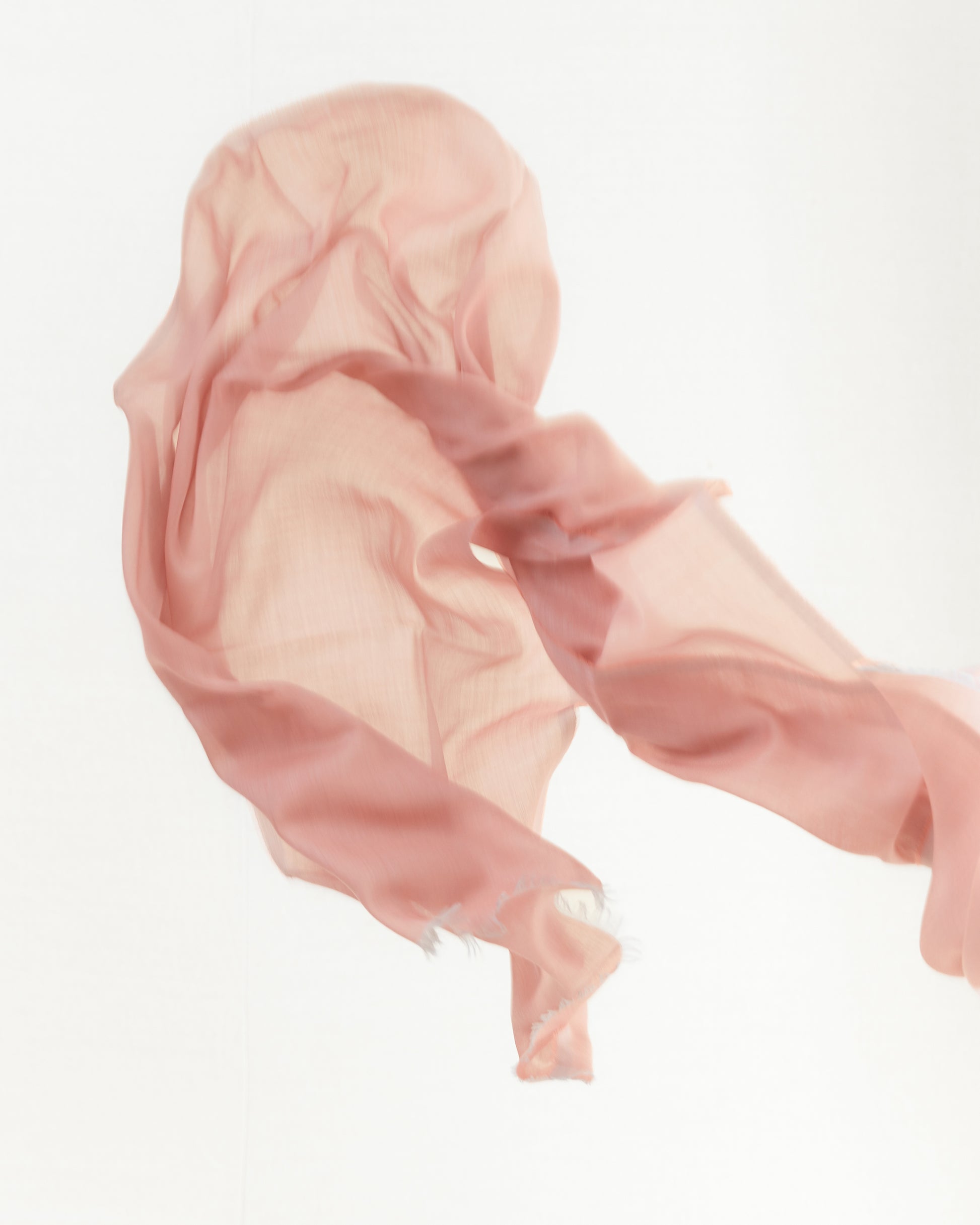 Begg & Co Wispy Cashmere Scarf in Ballet Shoe
