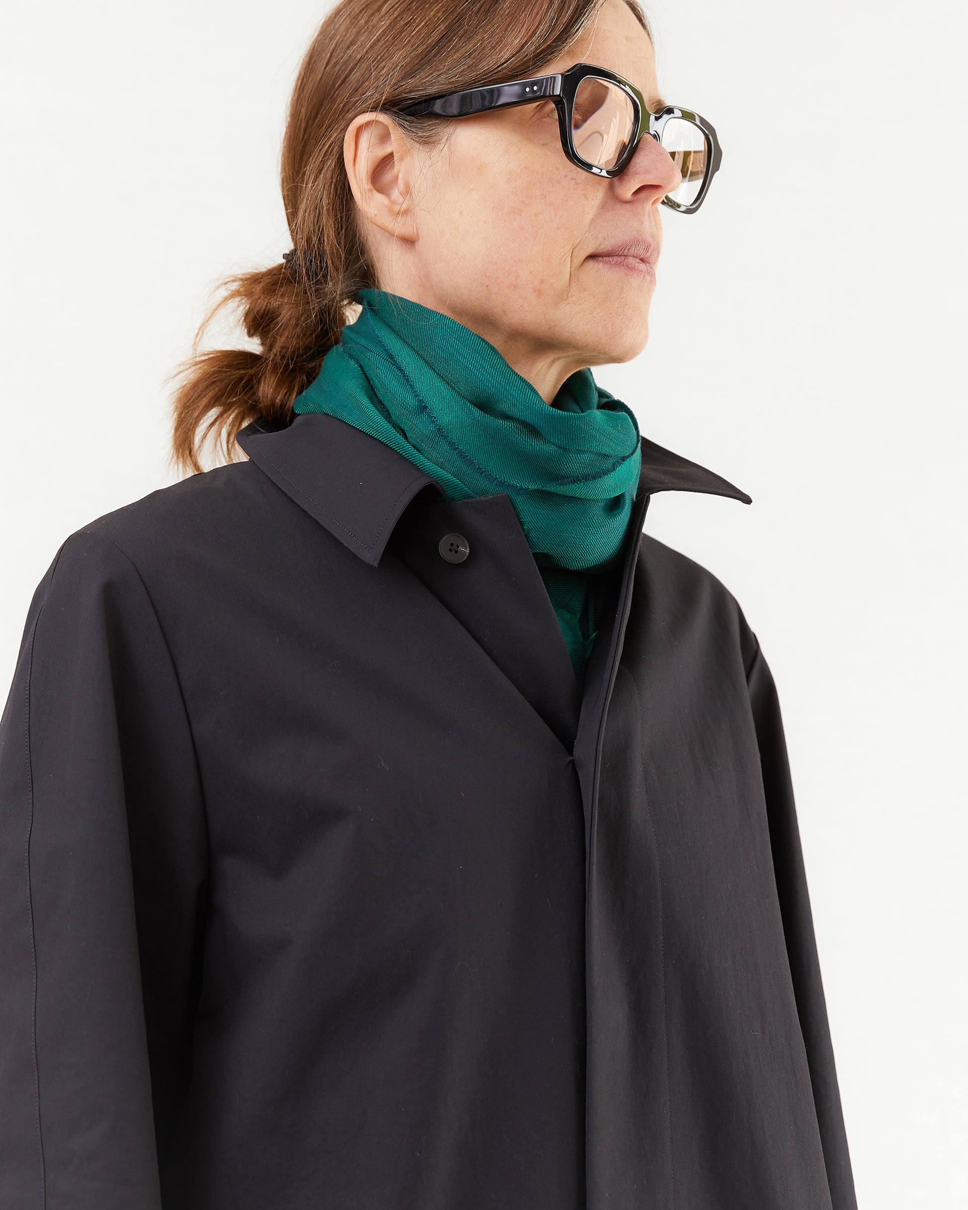 Begg & Co Wispy Cashmere Scarf in Bottle Green