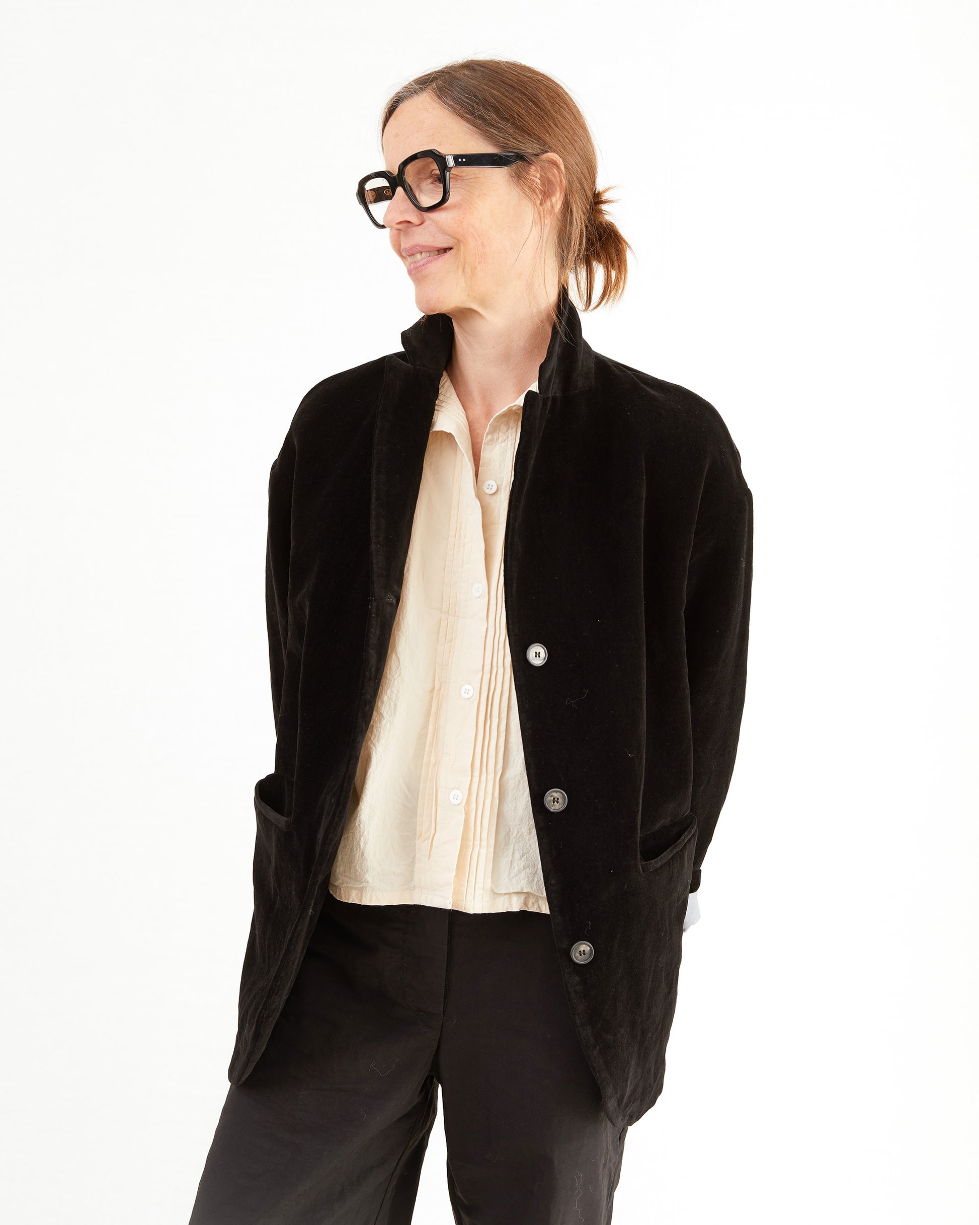 Bergfabel Women's Claudia Long Shirt in Off White