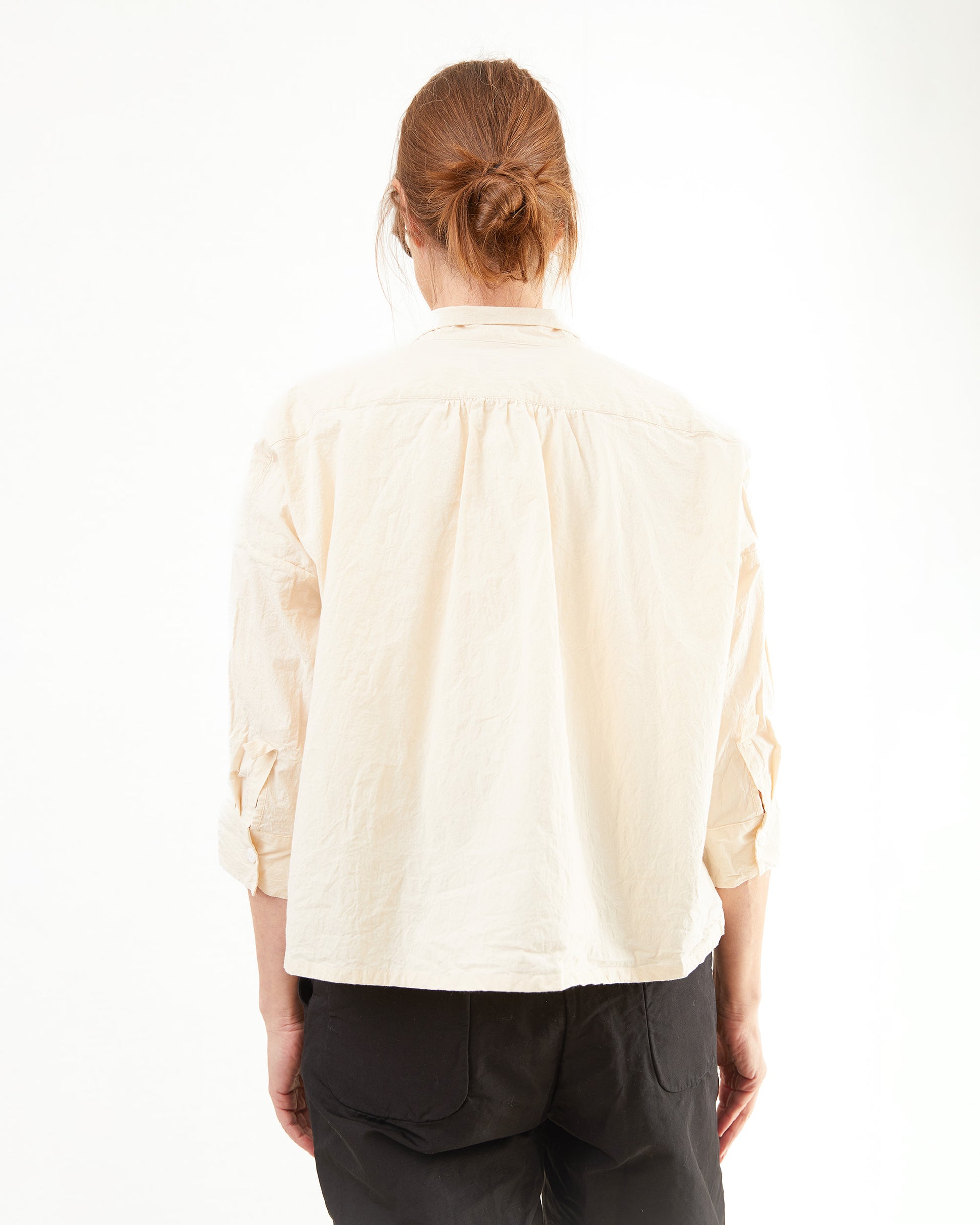 Bergfabel Women's Claudia Long Shirt in Off White