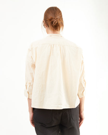 Bergfabel Women's Claudia Long Shirt in Off White