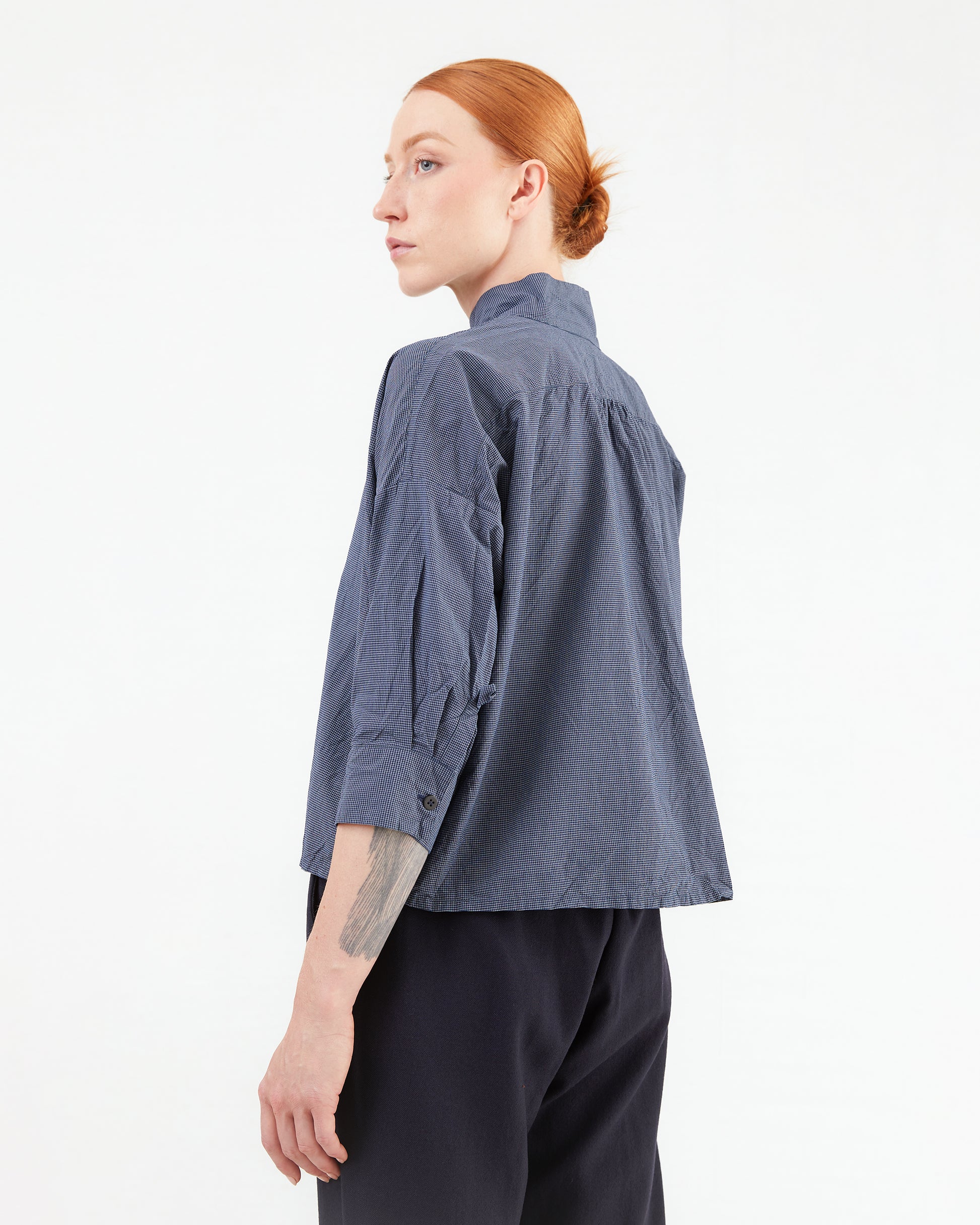 Bergfabel Women's Claudia Shirt in Micro Check