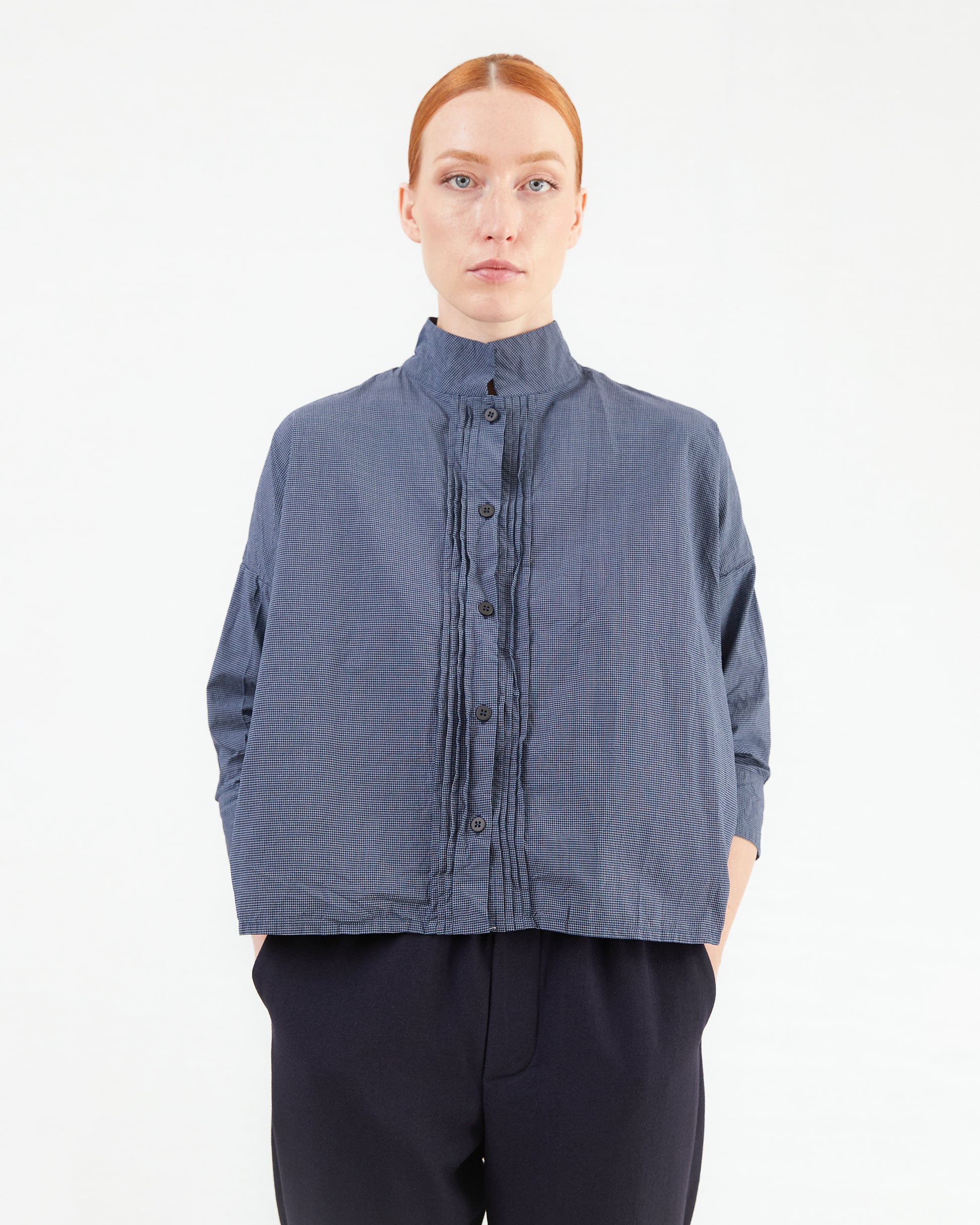 Bergfabel Women's Claudia Shirt in Micro Check