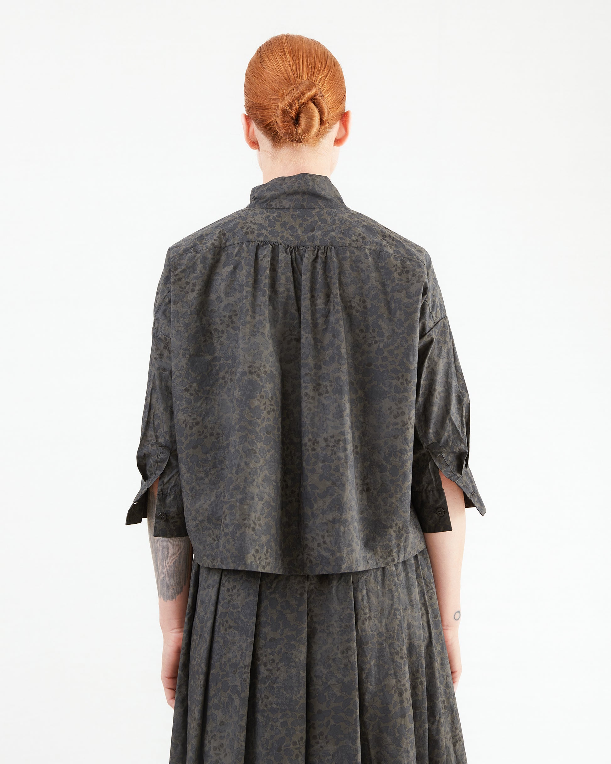 Bergfabel Women's Claudia Shirt in Dark Flower