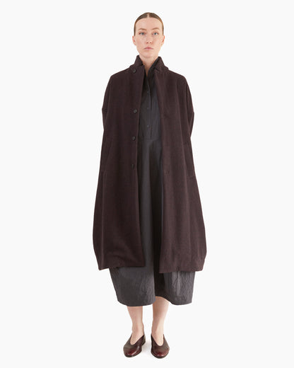 Bergfabel Women's Millie Coat in Black Bordeaux