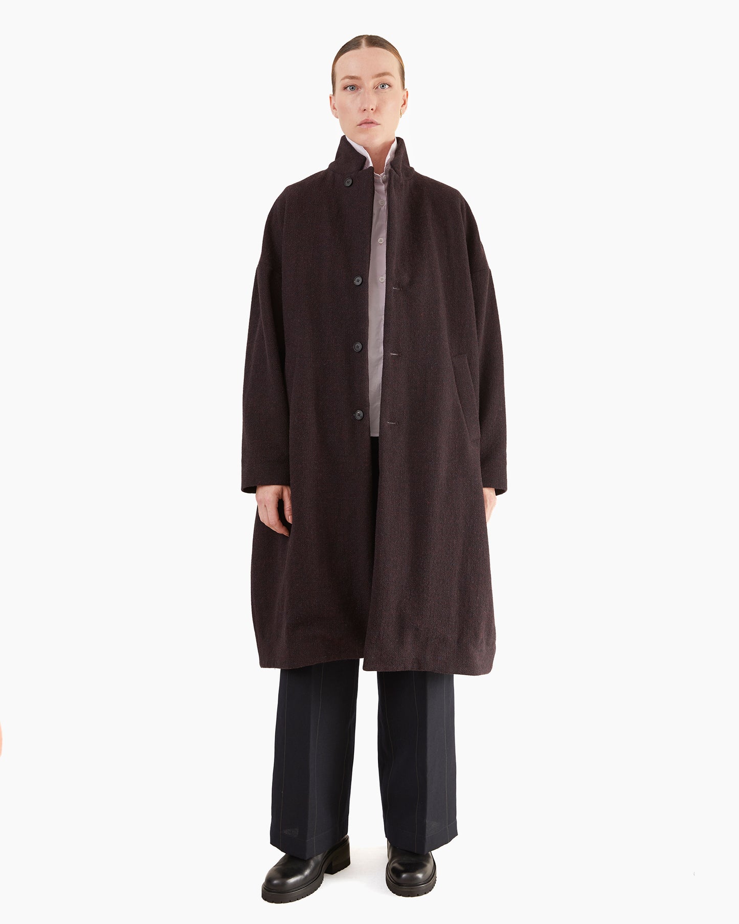 Bergfabel Women's Millie Coat in Black Bordeaux