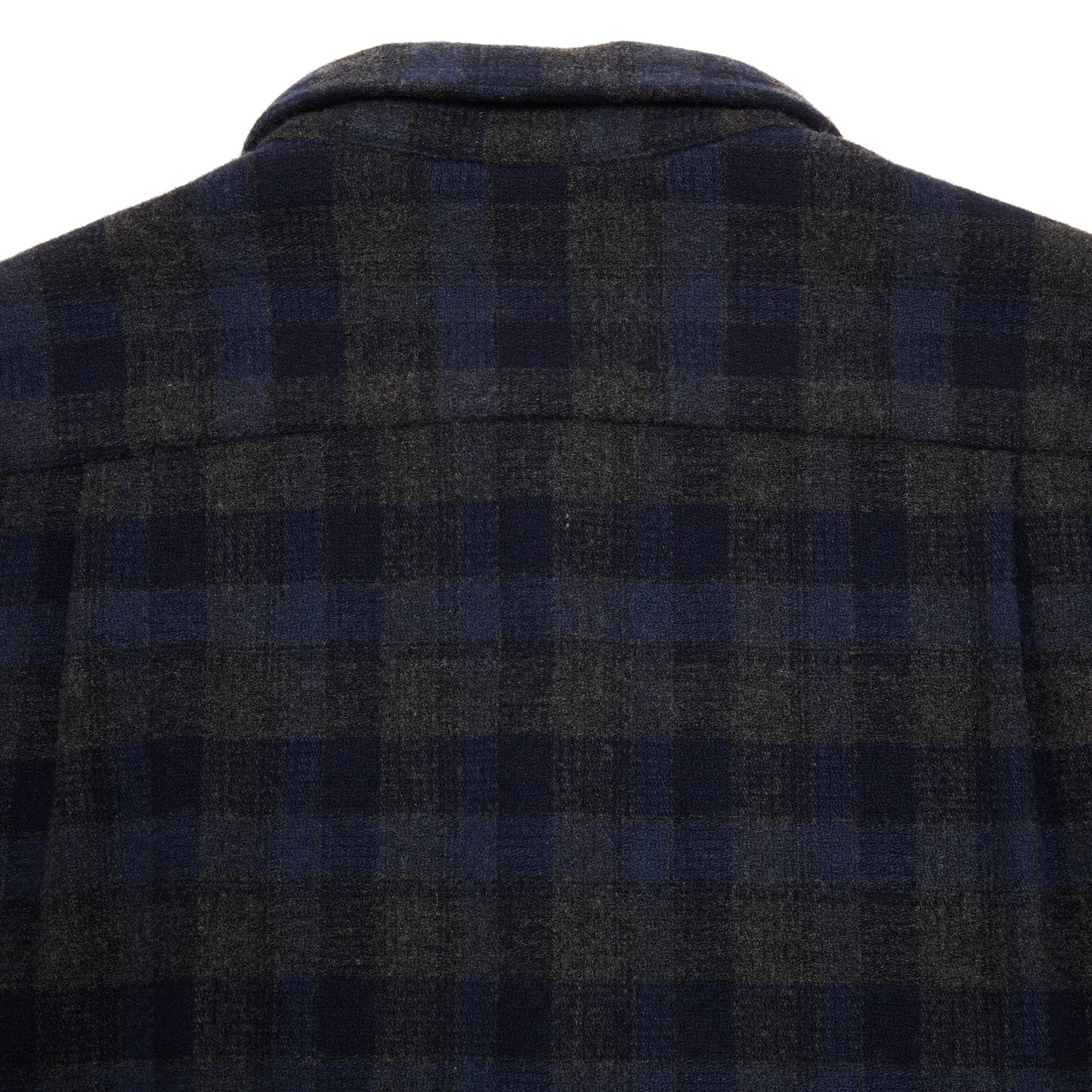 Bergfabel Wool-Cashmere Farmer Shirt in Carbon Check