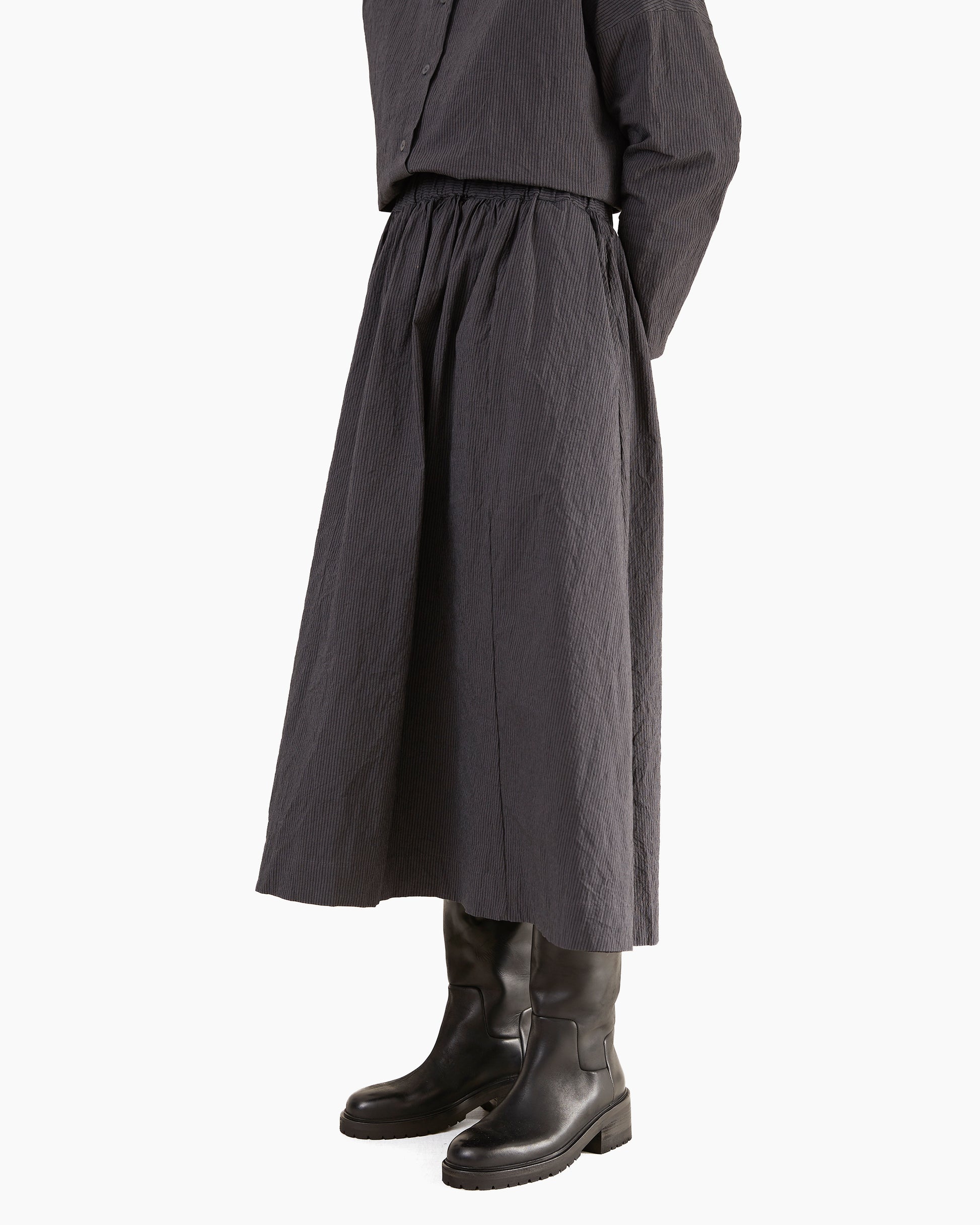 Bergfabel Women's Ivy Skirt in Grey Stripe