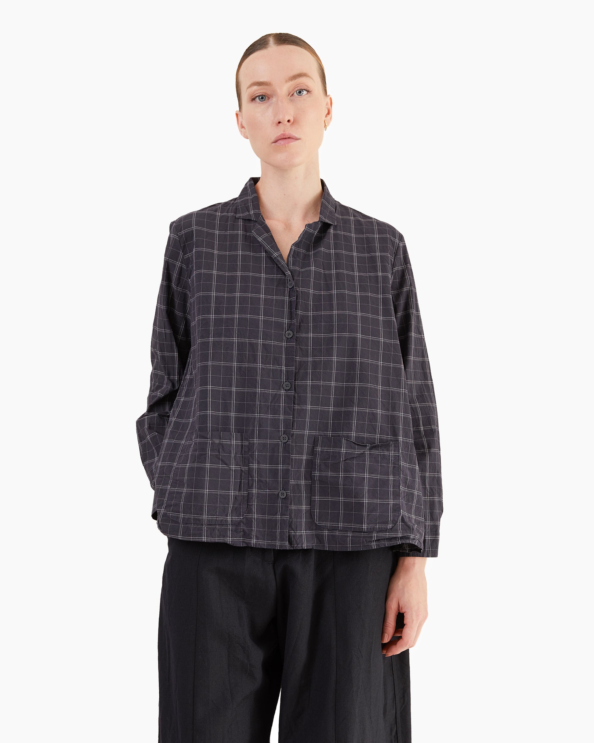 Bergfabel Women's Jenny Shirt in Window Check