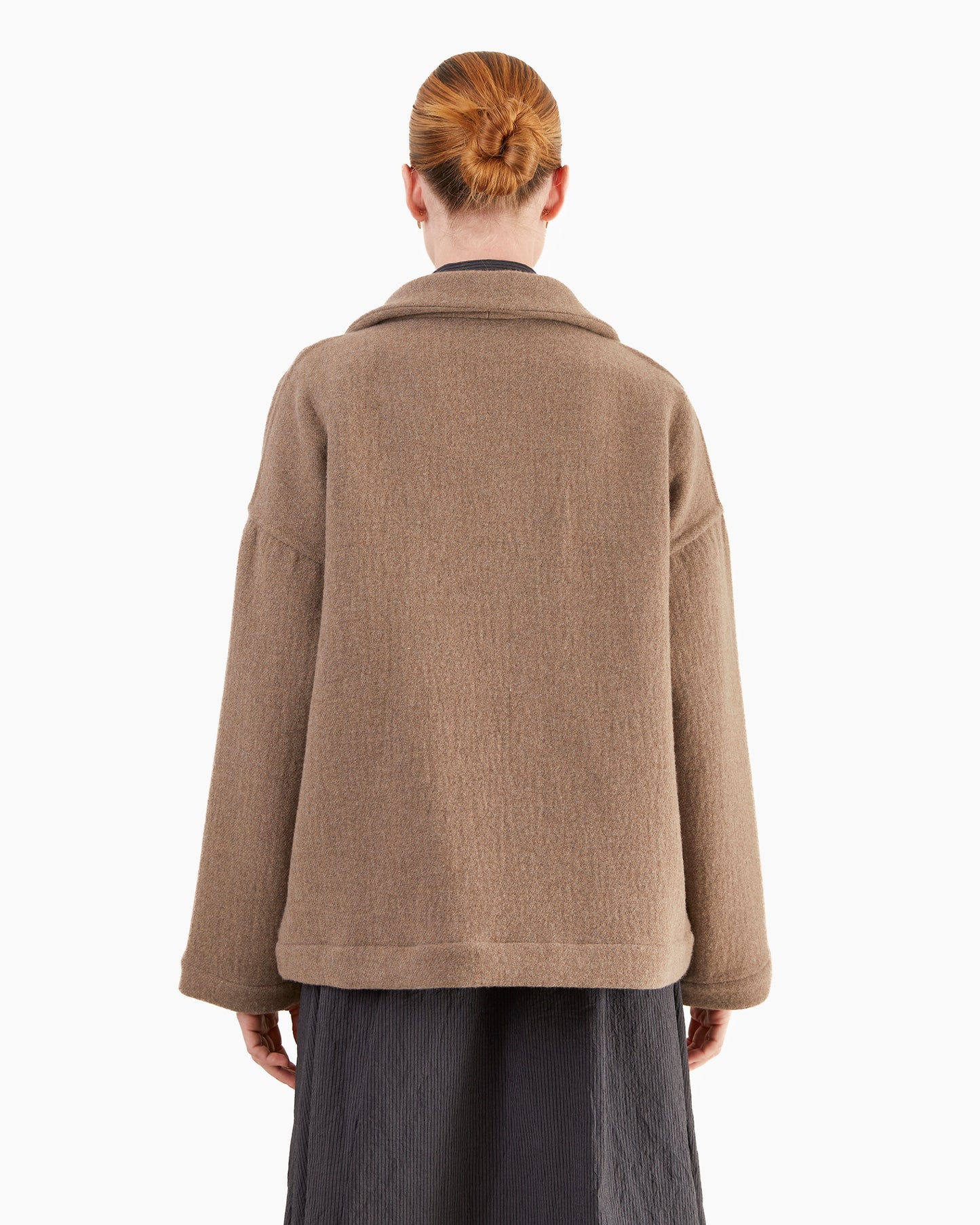 Bergfabel Women's Cashmere Luna Jacket in Taupe