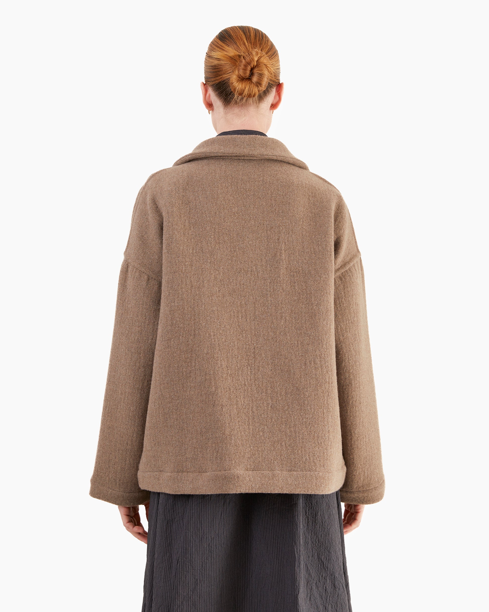 Bergfabel Women's Cashmere Luna Jacket in Taupe