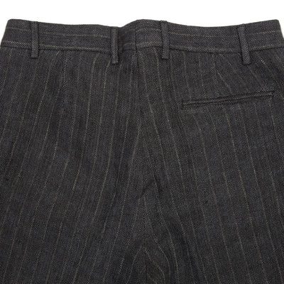 Bergfabel Women's Maria Linen Pant in Grey Stripe 3