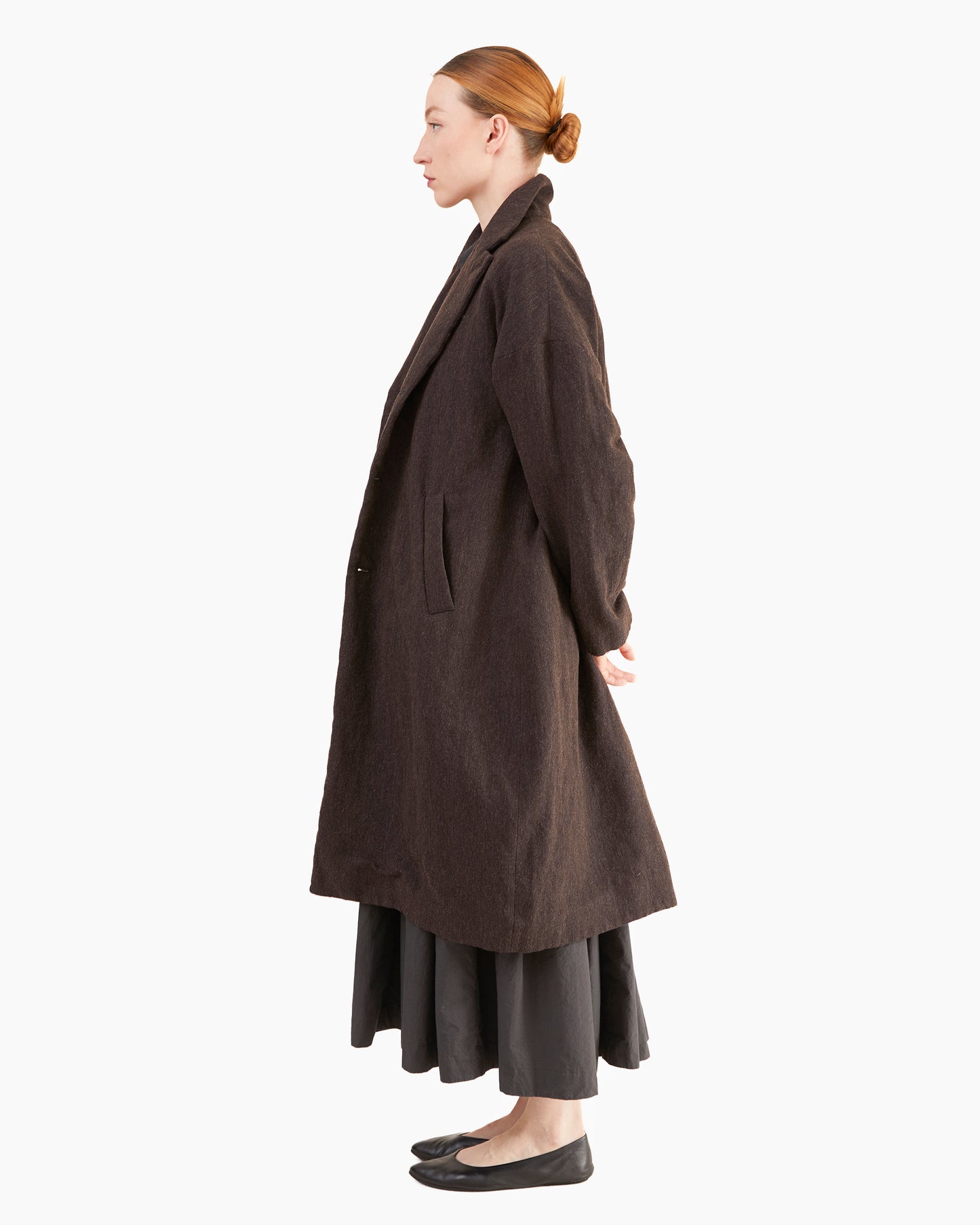 Bergfabel Women's Millie Coat in Rust Brown-Navy