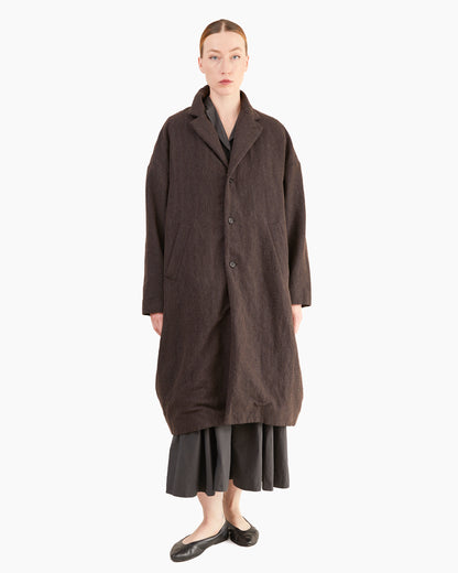 Bergfabel Women's Millie Coat in Rust Brown-Navy