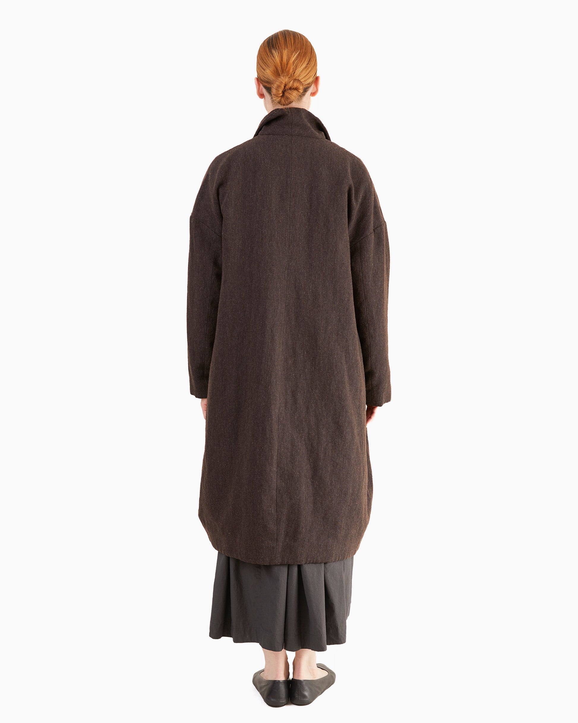 Bergfabel Women's Millie Coat in Rust Brown-Navy