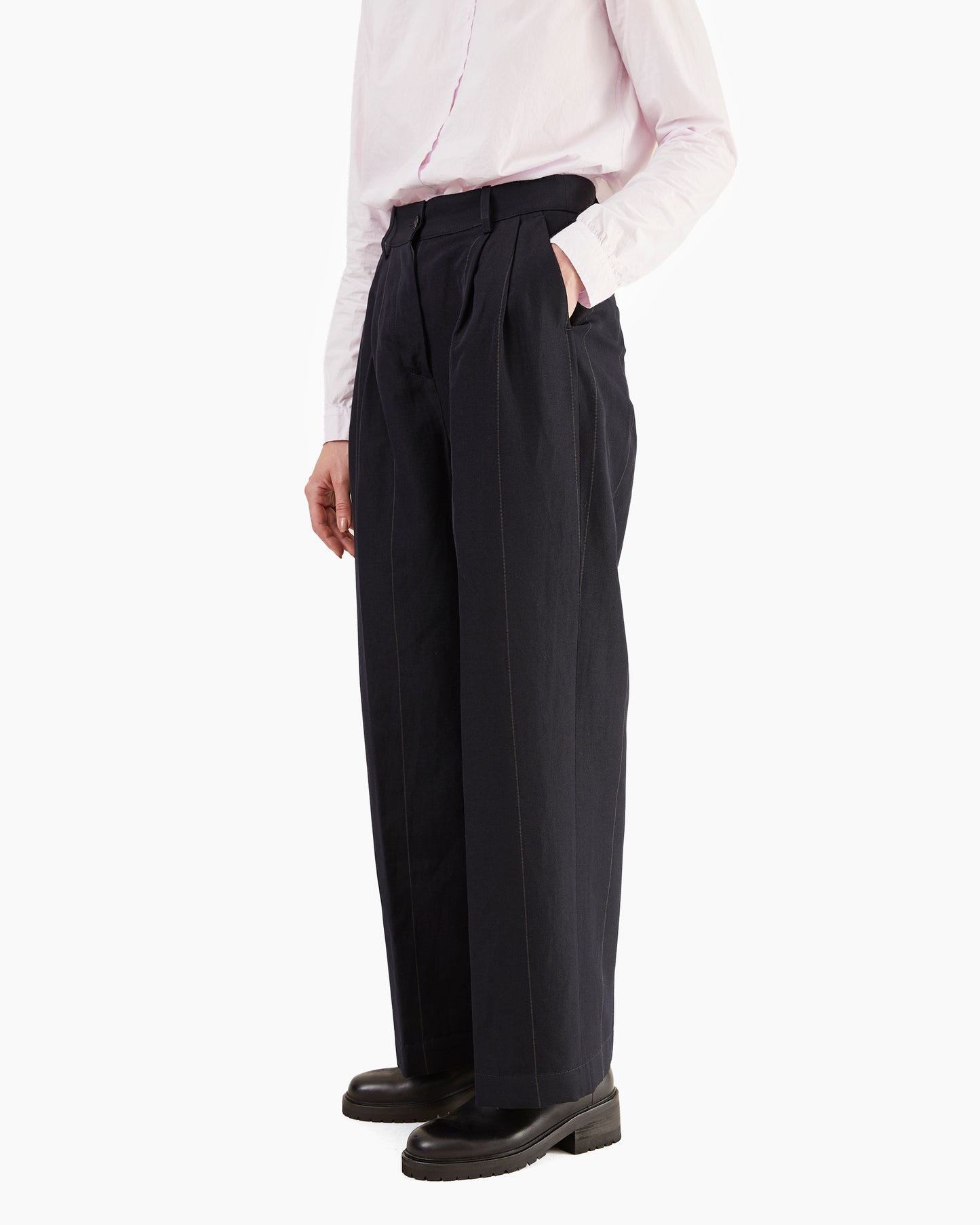 Bergfabel Women's Rebby Pants in Navy Stripe