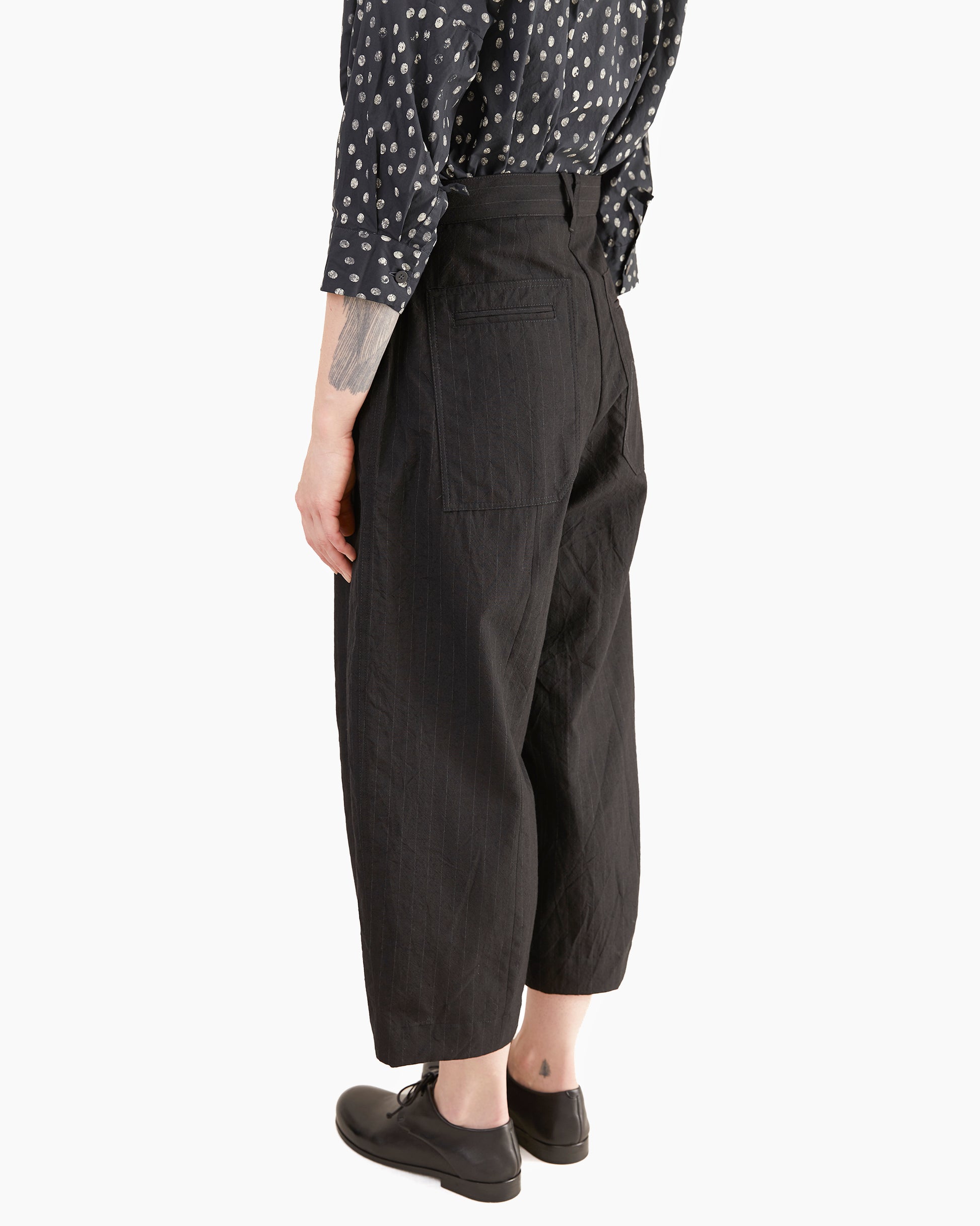Bergfabel Women's Sandra Pants in Black Stripe