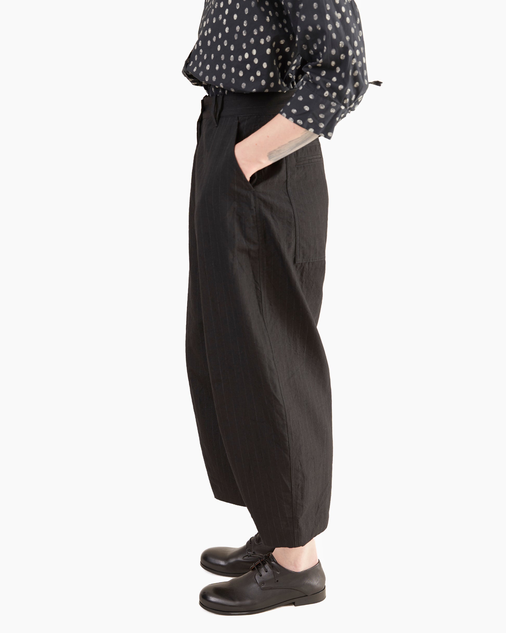 Bergfabel Women's Sandra Pants in Black Stripe