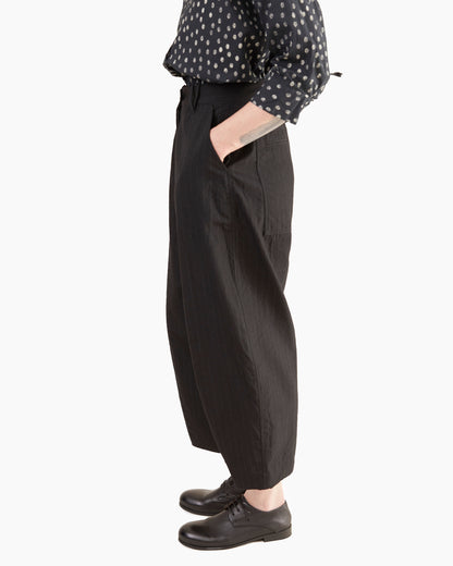 Bergfabel Women's Sandra Pants in Black Stripe