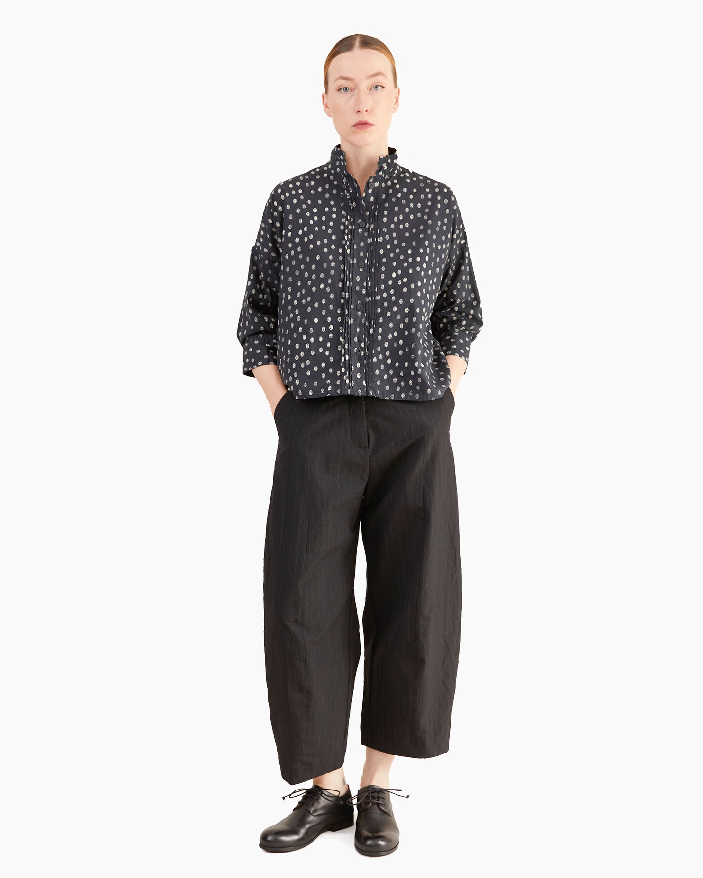 Bergfabel Women's Sandra Pants in Black Stripe
