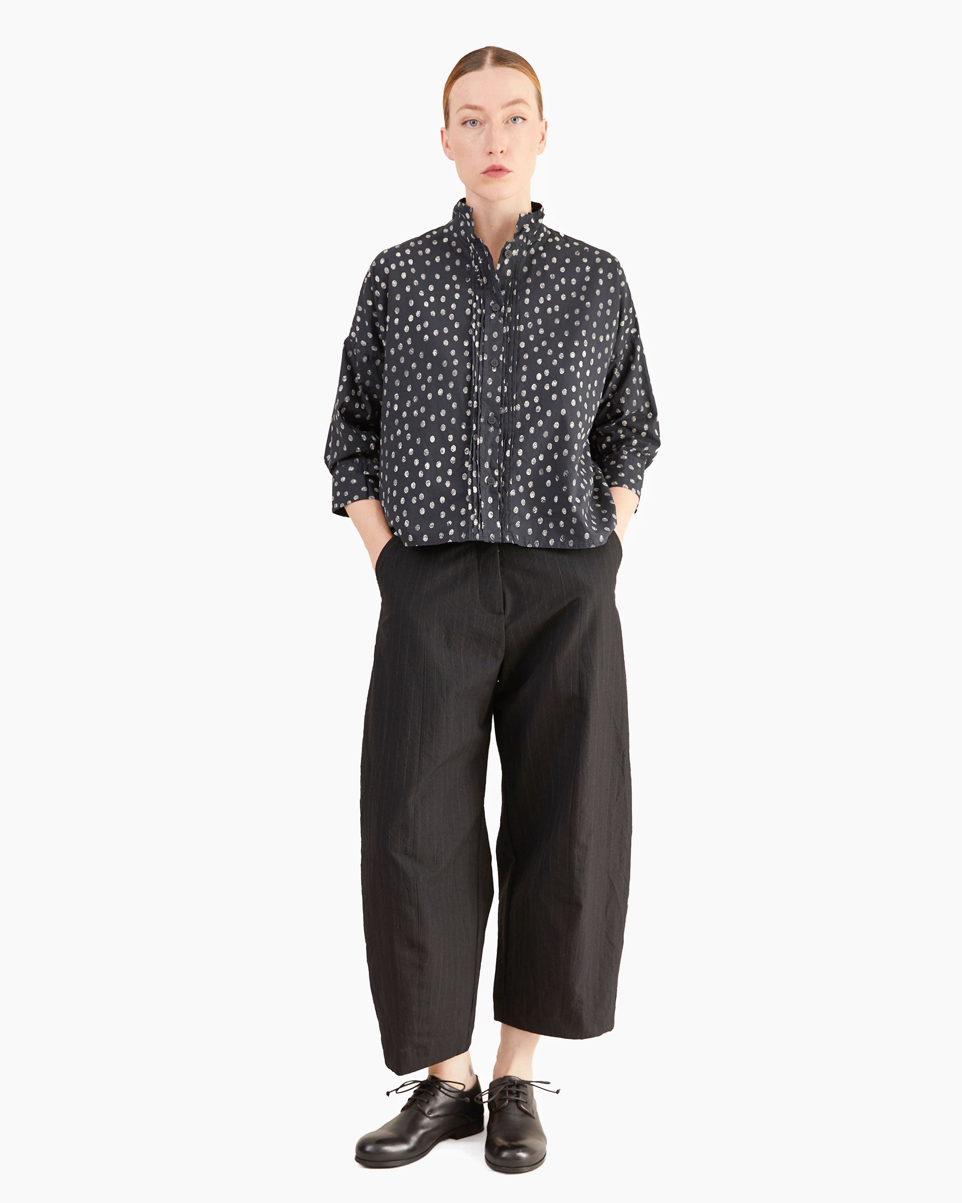 Bergfabel Women's Sandra Pants in Black Stripe