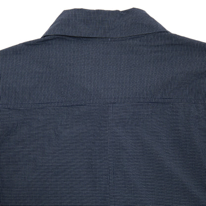 Bergfabel Udo Shirt in Navy Microcheck