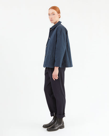 Bergfabel Women's Cotton Blend Uli Jacket in Navy
