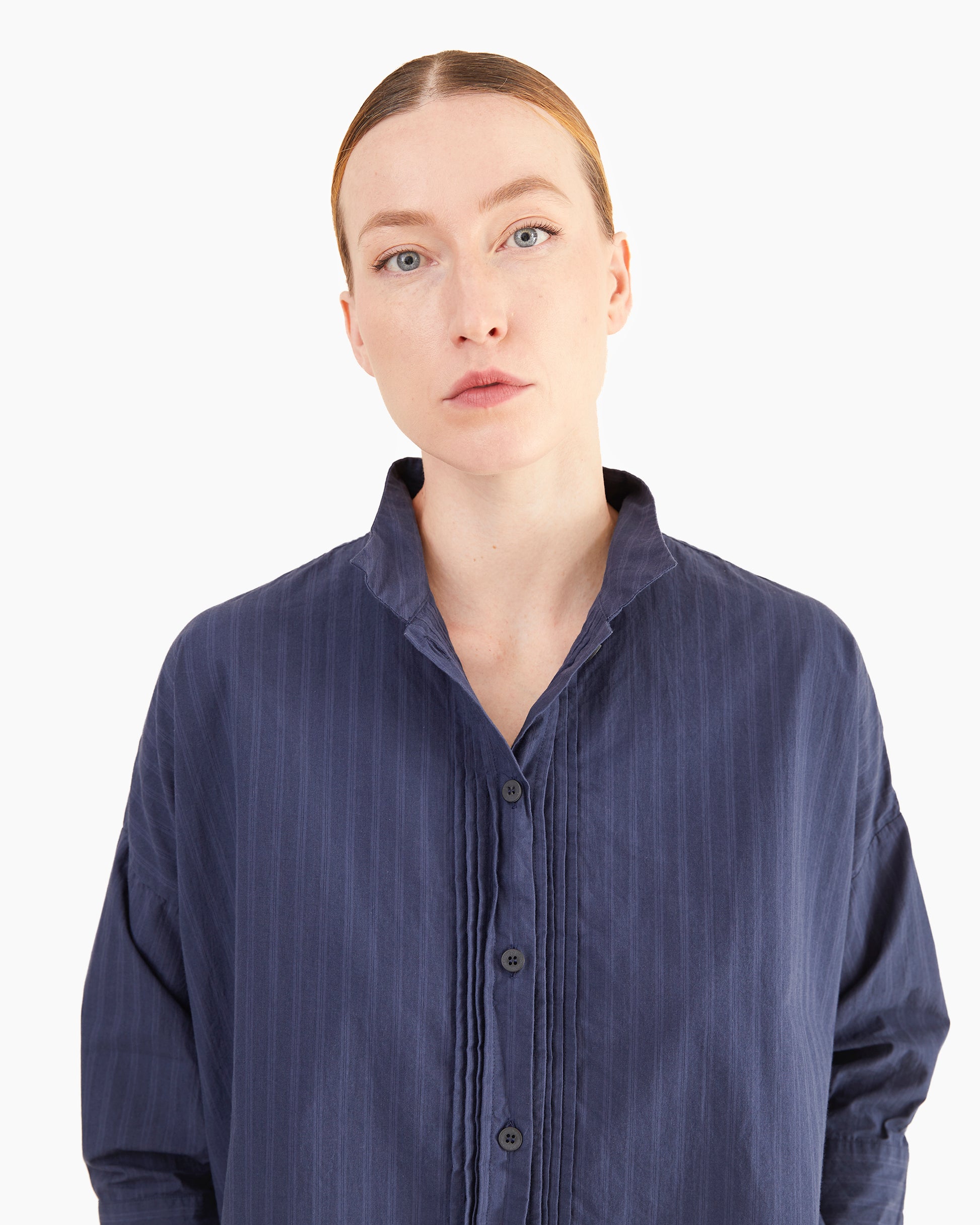 Bergfabel Women's Claudia Shirt in Blue Stripe