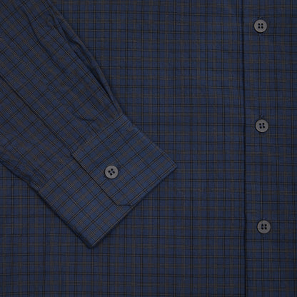 Bergfabel Farmer Shirt in Navy Check