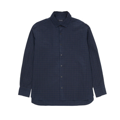 Bergfabel Farmer Shirt in Navy Check
